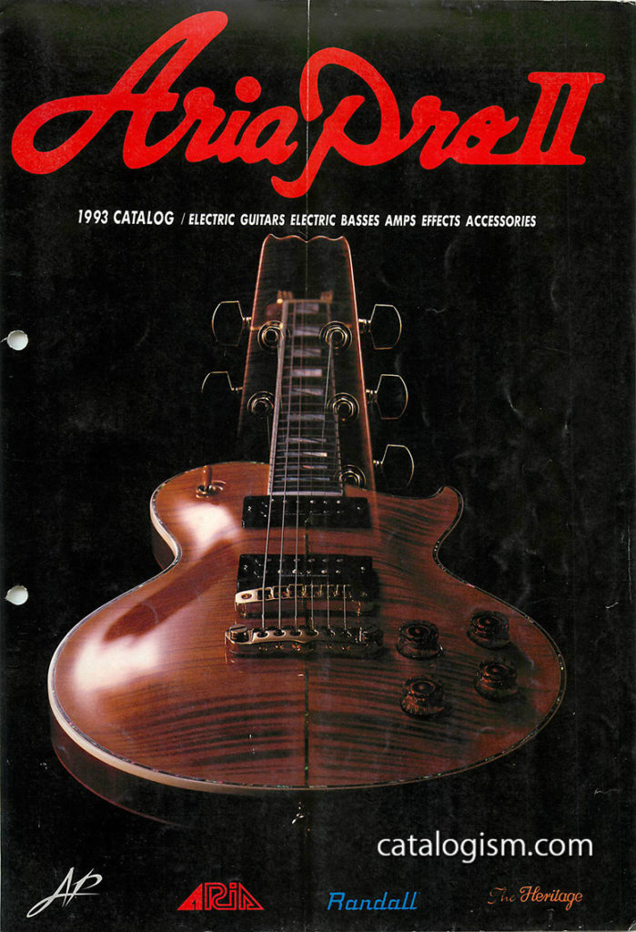 Aria Pro II Guitars 1993 (Japan)